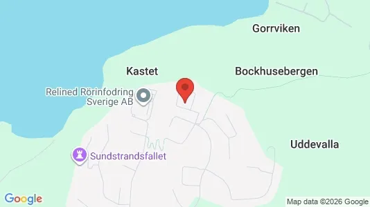 Bostadsrätter till salu i Uddevalla - kort over placeringen