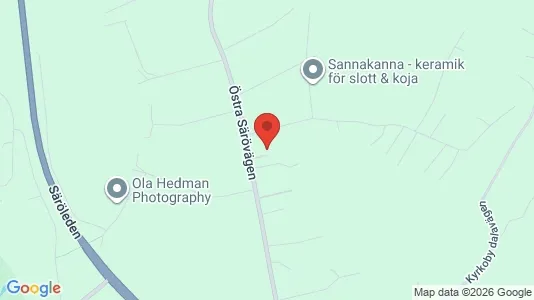 Bostadsrätter till salu i Kungsbacka - kort over placeringen