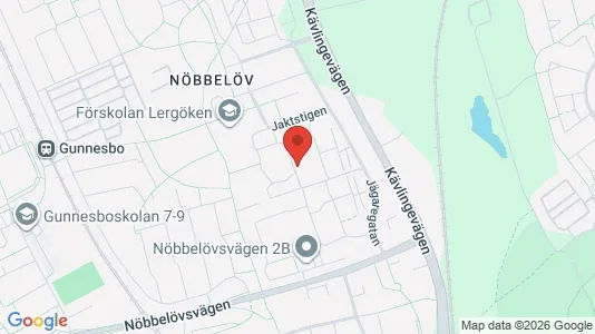 Bostadsrätter till salu i Lund - kort over placeringen
