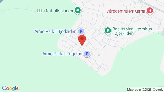 Bostadsrätter till salu i Linköping - kort over placeringen