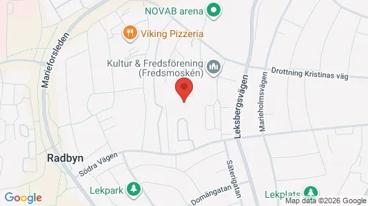 Bostadsrätter till salu i Mariestad - kort over placeringen