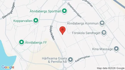 Bostadsrätter till salu i Åtvidaberg - kort over placeringen