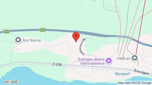 Bostadsrätter till salu i Åre - kort over placeringen