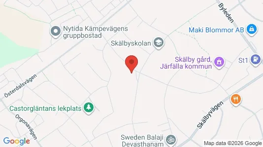 Bostadsrätter till salu i Järfälla - kort over placeringen