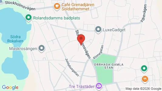 Bostadsrätter till salu i Eksjö - kort over placeringen