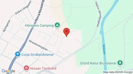 Bostadsrätter till salu i Gislaved - kort over placeringen