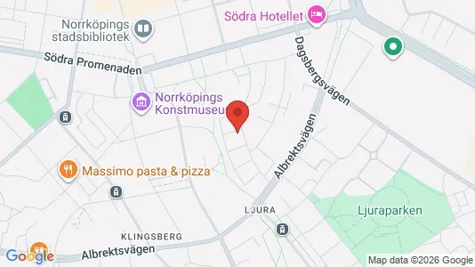 Bostadsrätter till salu i Norrköping - kort over placeringen