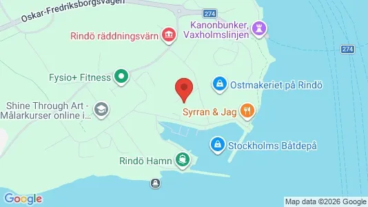 Bostadsrätter till salu i Vaxholm - kort over placeringen