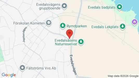 Bostadsrätter till salu i Växjö - kort over placeringen