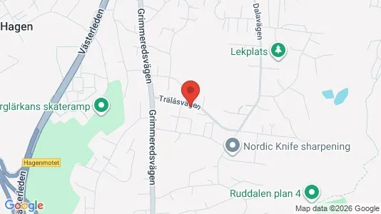 Bostadsrätter till salu i Göteborg Västra - kort over placeringen