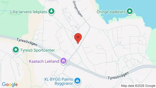 Bostadsrätter till salu i Tyresö - kort over placeringen