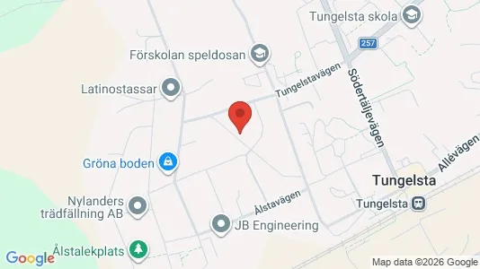 Bostadsrätter till salu i Haninge - kort over placeringen