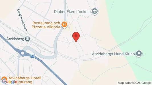 Bostadsrätter till salu i Åtvidaberg - kort over placeringen