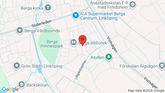 Bostadsrätter till salu i Linköping - kort over placeringen