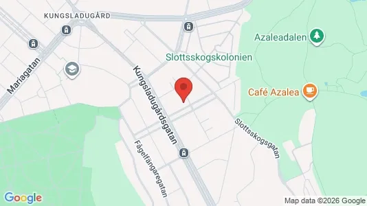 Bostadsrätter till salu i Majorna-Linné - kort over placeringen
