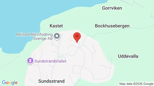 Bostadsrätter till salu i Uddevalla - kort over placeringen