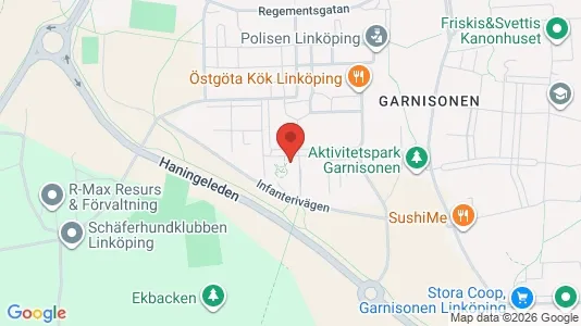 Bostadsrätter till salu i Linköping - kort over placeringen