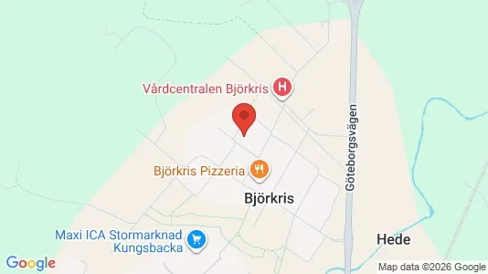 Bostadsrätter till salu i Kungsbacka - kort over placeringen