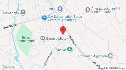 Bostadsrätter till salu i Linköping - kort over placeringen