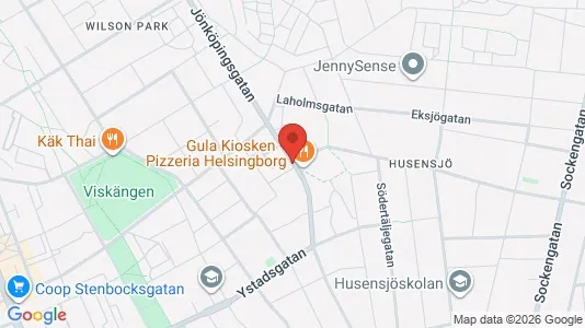 Bostadsrätter till salu i Helsingborg - kort over placeringen
