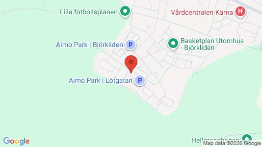 Bostadsrätter till salu i Linköping - kort over placeringen