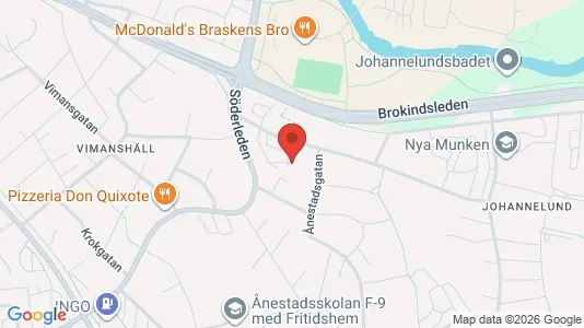 Bostadsrätter till salu i Linköping - kort over placeringen