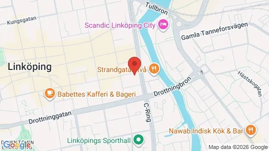Bostadsrätter till salu i Linköping - kort over placeringen