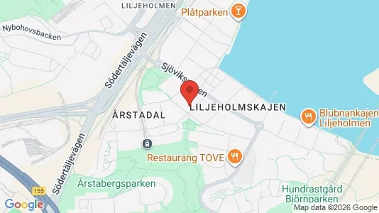 Lägenheter till salu i Södermalm - kort over placeringen