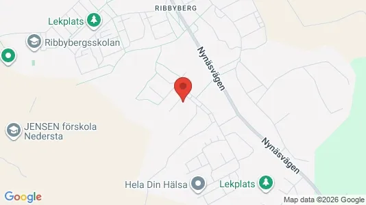 Lägenheter till salu i Haninge - kort over placeringen