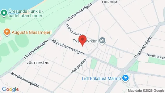 Lägenheter till salu i Malmö Centrum - kort over placeringen