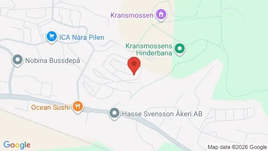 Lägenheter till salu i Borås - kort over placeringen