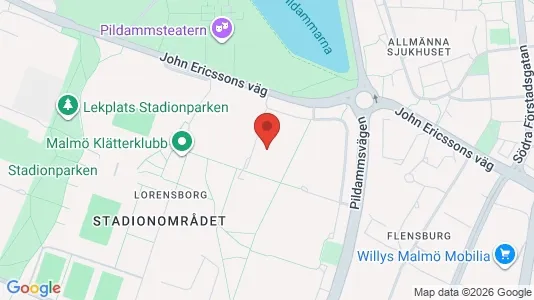 Lägenheter till salu i Malmö Centrum - kort over placeringen