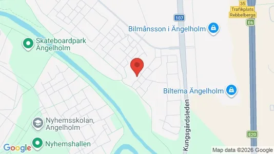 Lägenheter till salu i Ängelholm - Bild från Google Street View
