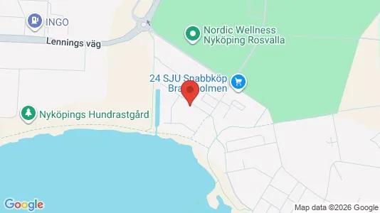 Lägenheter till salu i Nyköping - kort over placeringen