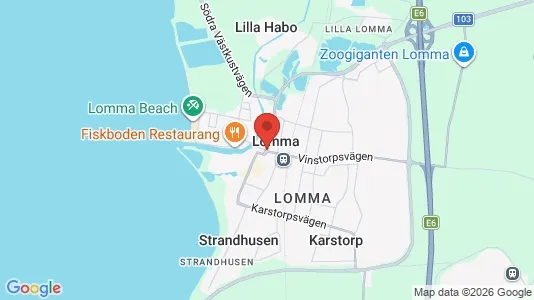 Hus till salu i Lomma - Bild från Google Street View