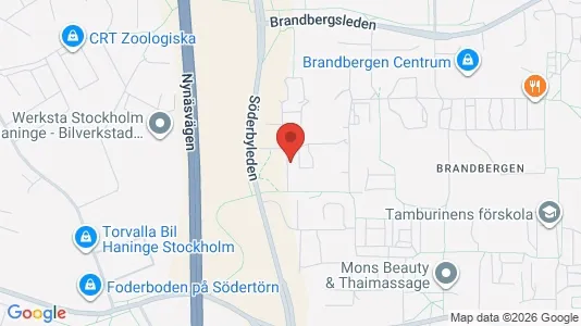 Lägenheter till salu i Haninge - kort over placeringen