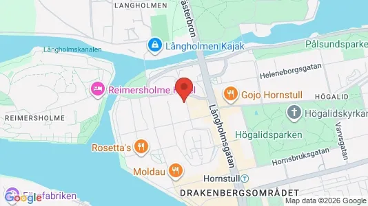 Lägenheter till salu i Södermalm - kort over placeringen