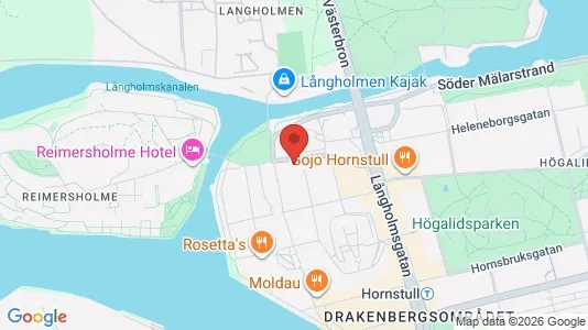 Lägenheter till salu i Södermalm - kort over placeringen