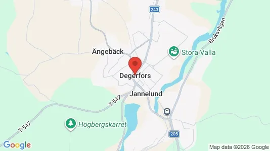 Hus till salu i Degerfors - Bild från Google Street View
