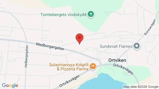 Lägenheter till salu i Sundsvall - Bild från Google Street View
