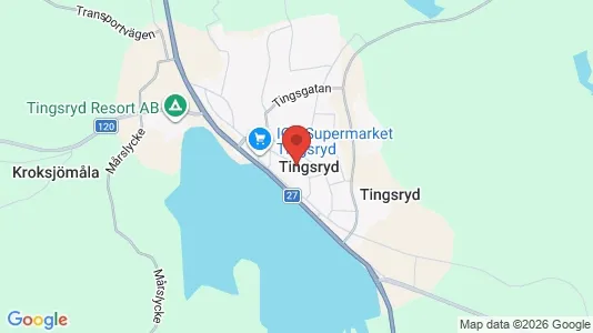 Hus till salu i Tingsryd - Bild från Google Street View