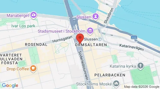 Lägenheter till salu i Södermalm - kort over placeringen