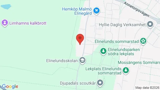 Lägenheter till salu i Limhamn/Bunkeflo - kort over placeringen
