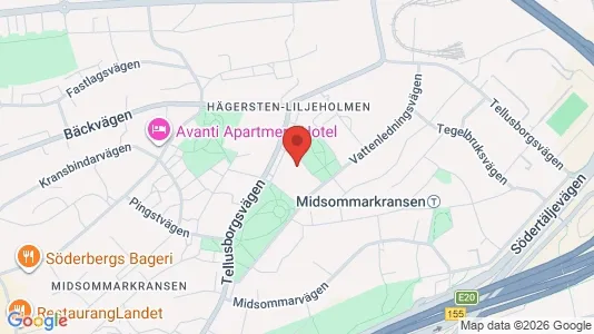Lägenheter till salu i Söderort - kort over placeringen