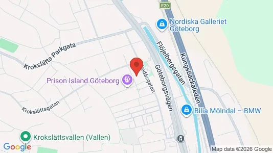 Lägenheter till salu i Mölndal - kort over placeringen