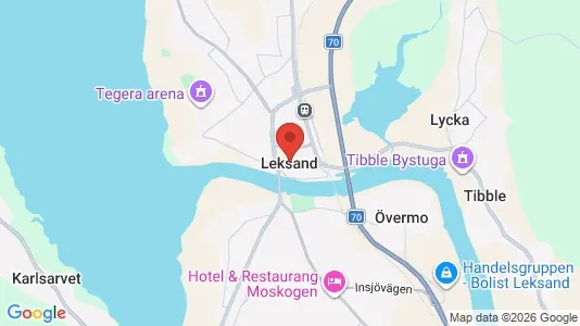 Fritidshus till salu i Leksand - Bild från Google Street View