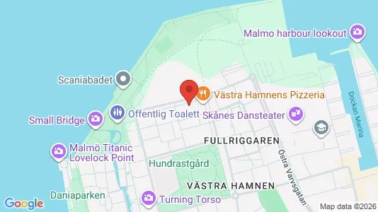 Lägenheter till salu i Malmö Centrum - kort over placeringen