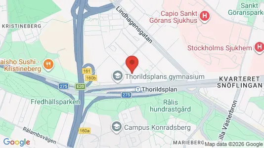 Lägenheter till salu i Kungsholmen - kort over placeringen