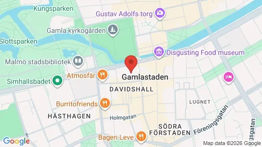 Lägenheter till salu i Malmö Centrum - kort over placeringen