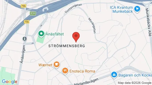 Lägenheter till salu i Örgryte-Härlanda - kort over placeringen